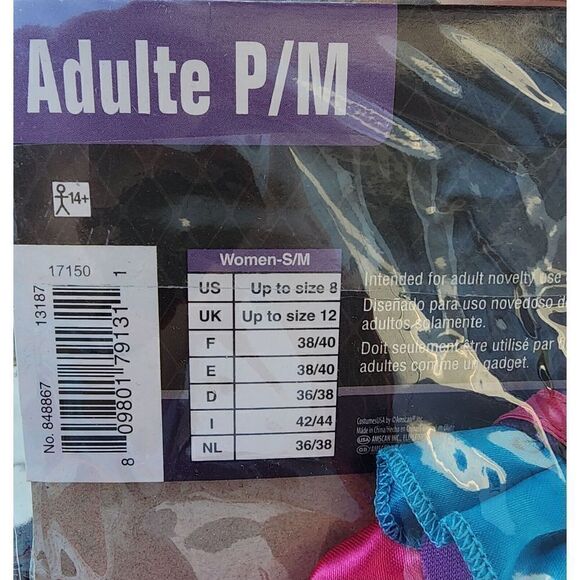 Storybook Mad Hatter Long Sleeve Costume Top Adult S/M Up to Size 8 Cosplay New - Picture 4 of 4